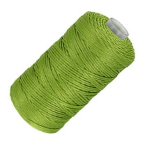 Uxcell Nylon String Cord 1.5mm x 218 Yards Macrame Rope Braided Thread Twine for Jewelry Making, Green