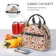 thumbnail image 5 of Fotbe Fall 70s Groovy Hippie Bolsa de Almuerzo con Estampado, Lonchera Aislada, Contenedores de Comida Reutilizables Tipo Cooler a Prueba de Fugas, 5 of 7