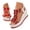 Red, variant on Women's High Heel Wedge Sandals Platform Rhinestones Boho Cute Slides Sandal Open Toe Sparkly Butterfly Dressy Summer Walking Shoes Brown 9