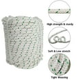 thumbnail image 3 of 3/8" x 100 ft Double Braid Polyester Rope 4800Lbs Breaking Strength Strong Pulling Rope for Climbing Sailing Camping Swings, 3 of 5