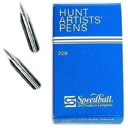 Speedball 22-B Extra Fine Pen Box of 12, Silver