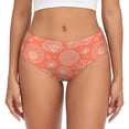 thumbnail image 1 of Balery Beautiful Corals Ropa Interior de Algodón para Mujer con Dibujo – Braguitas Cómodas y Elásticas, Estilo Clásico-3X-Large, 1 of 6