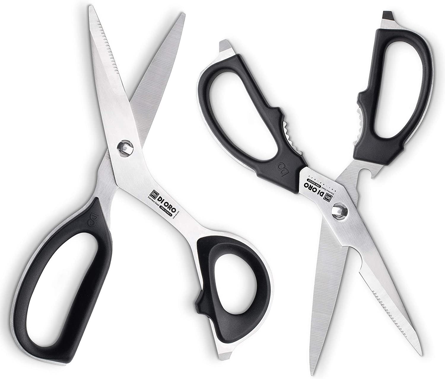 2 Pack Kitchen Scissors Multi Purpose Household Office Stainless Steel Set