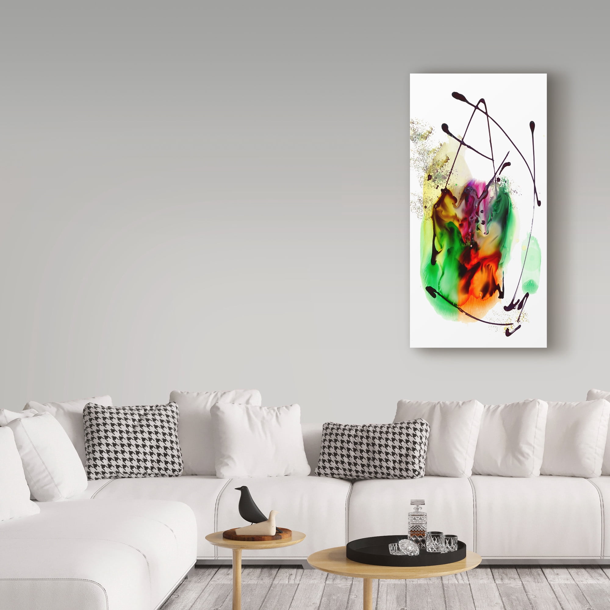 Trademark Fine Art 'Abstract number 03' Canvas Art by Masters Fine Art