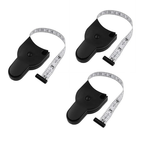 

WIXINLZ Member Pricing! Measuring Tools 3Pcs Soft Tape Measure Automatic Telescopic Tape Measure Self Tightening Retractable Measure Tape for Body Accurate Way to Track Muscle By One
