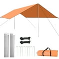 thumbnail image 1 of Toldo de vela Toldo para acampar Toldo Protección UV Lluvia Mosca Lona Sombrilla Refugio Manta de pi Tomshoo  Toldo de vela, 1 of 7