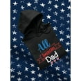 thumbnail image 3 of All American Dad 4Th July Hoodie Men -Image by Shutterstock, Male x-Large, 3 of 4