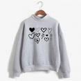 thumbnail image 2 of WEAIXIMIUNG Robes Sweat-Shirt pour Femmes 2024 Sweat-Shirt pour Femmes Saint-Valentin pour Haut à Motifs Sweat-Shirt à Manches Longues Blouse Décontractée Pull-Over, 2 of 3