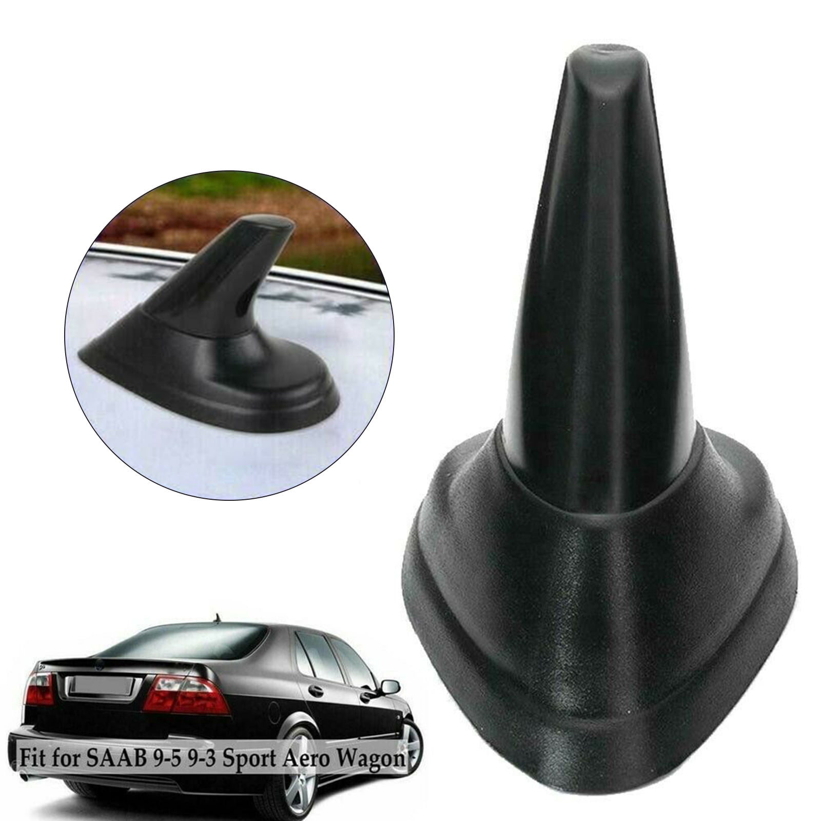 Paint Glossy Black Fit For SAAB Fin Dummy Antenna 1 Piece 9 4 9 2 