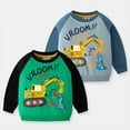 thumbnail image 5 of Esaierr Toddler Baby Pullover Sweatshirts for Kids Boys Sweatshirts Crewneck Truck Shirt Long Sleeve Sweater for 1-10Y, 5 of 5