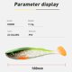 thumbnail image 3 of Cebo de pescado suave para pesca, cebo Artificial con cola en T, Wobblers Minnow, señuelo (estilo E), 3 uds. JShteea Para Estrenar, 3 of 7