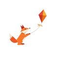 thumbnail image 6 of cartoon Fox Kite Stickers Stickers, Waterproof Fox Kite Stickers Sticker for Water Bottle Laptop Phone Cases Planner Skateboard Luggage Helmet Party Favor Decor, Ideal for Adults Teens Teacher Rewards, 6 of 9