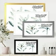 thumbnail image 4 of Designart 'Tropical Jungle Leaves On White' Bohemian & Eclectic Framed Art Print, 4 of 4