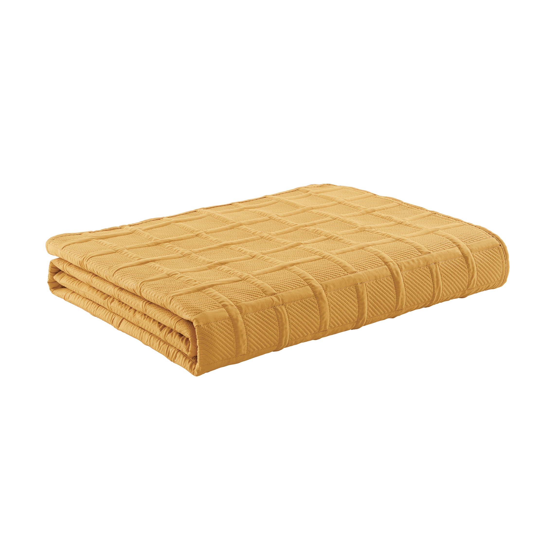 VCNY Home Solid 3-Piece Square Pinsonic Textured Quilt Set