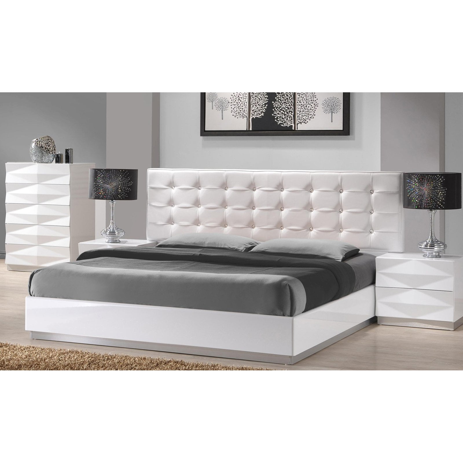 J Amp M Furniture Verona Platform Bed Walmart Com