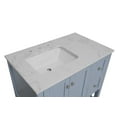 thumbnail image 3 of Lakeshore 36" Bathroom Vanity with Powder Blue Cabinet and Engineered Carrara Top, 3 of 6