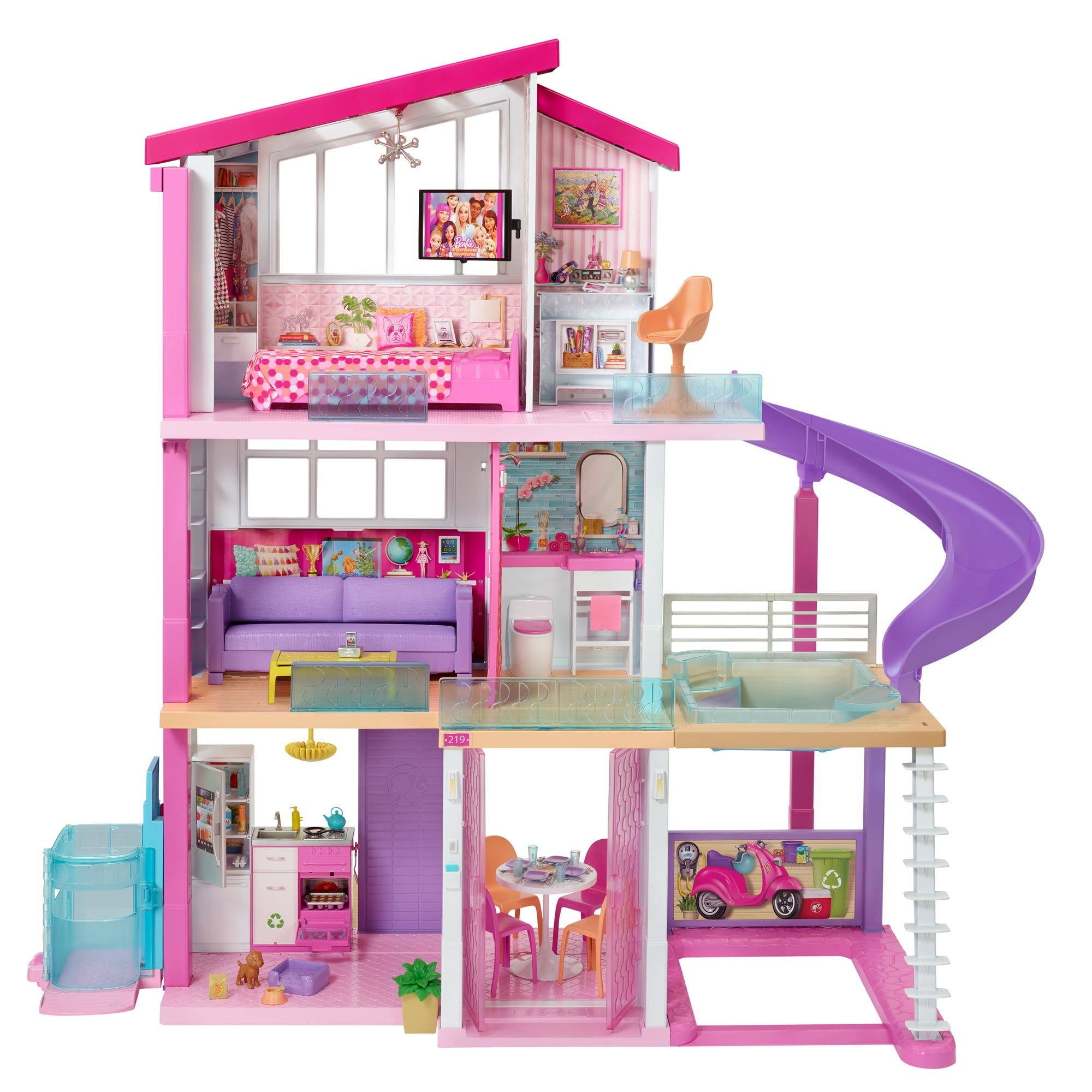 Barbie DreamHouse Dollhouse with Pool 