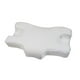 thumbnail image 3 of Almohada de espuma viscoelástica para dormir, antiarrugas, ergonómica para el cuello Blanco, 3 of 9