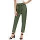 thumbnail image 2 of WILLBEST Pantalones Casuales de Mujer con Cintura Alta, con Cinturón y Lazo, para Comodidad y Estilo Diario Chica, 2 of 7