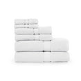 thumbnail image 7 of Ample Decor 100% Cotton 6 Pcs Bath Towel Set, Luxury Bath Towels for Bathroom - 2 Bath Towels, 2 Hand Towels, 2 Washcloths - White, 7 of 7