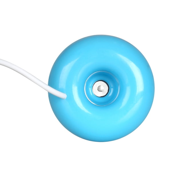Mini humidificador USB en forma de rosquilla, generador de niebla ultrasónica flotante, difusor de aroma, purificador de aire para uso en oficina y hogar (azul)