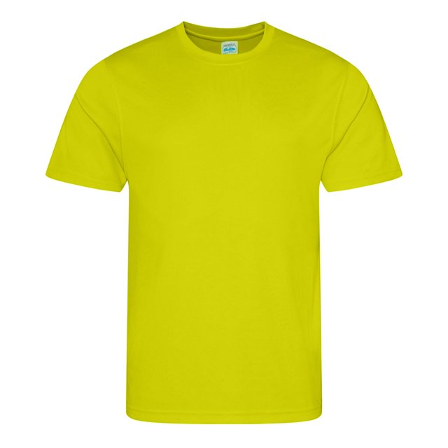 Just Cool - Camiseta Lisa de Entrenamiento para Hombre (Cítrico)
