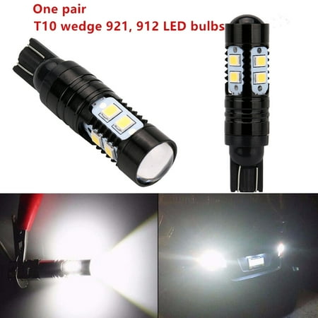 50w Hid - NEW 2x 50W 921 912 T10 T15 LED 6000K HID White Backup Reverse Lights Bulb
