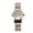 Gold Shell Black Face, variant on Men Quartz Analog Watch Accurate Timekeeping Stainless Steel Chronograph Business Dress Wristwatch Gold Shell Black Face (7.48 in / 19.0 cm)