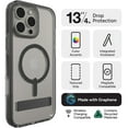 thumbnail image 2 of ZAGG Santa Cruz Snap with Kickstand Case for iPhone 16 Pro Max Black, 2 of 9