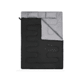 thumbnail image 1 of Saco De Dormir Para Acampar Para 2 Personas Con 2 Almohadas Malubero Negro, 1 of 4