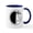 White/Navy Inside, variant on CafePress - Sneaky Snoopy Mug - 11 oz Ceramic Mug - Novelty Coffee Tea Cup