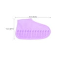 thumbnail image 4 of LEDMOMO Rainproof Shoe Protector, Durable Purple Silicone, Anti-Slip for Travel, 1Pair, 4 of 6