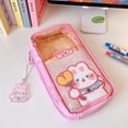 thumbnail image 2 of Estuche para lápices Kawaii Estuche lindo para lápices estético para niñas (rosa) JM, 2 of 5