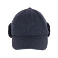 thumbnail image 3 of Epoch Hats Company  Sherpa Lined Wool Blend Earflap Baseball Cap (Men), 3 of 5