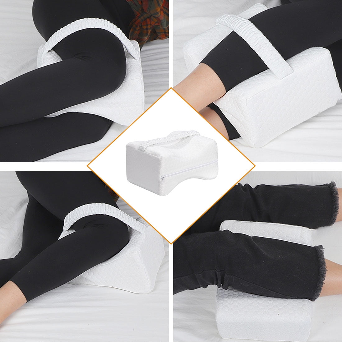 NOVA Knee Pillow with Positioning Strap, Foam Cushion Leg Pillow with –  FamilyOTC