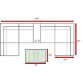 thumbnail image 3 of Living Source International 8-Piece Seating Group w/ Cushions in Brown/Gray, 3 of 3