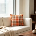 thumbnail image 5 of Fall Plaid Throw Pillow with Insert, Double-Sided Tartan Cushion for Sofa, Couch or Bed, 5 of 6