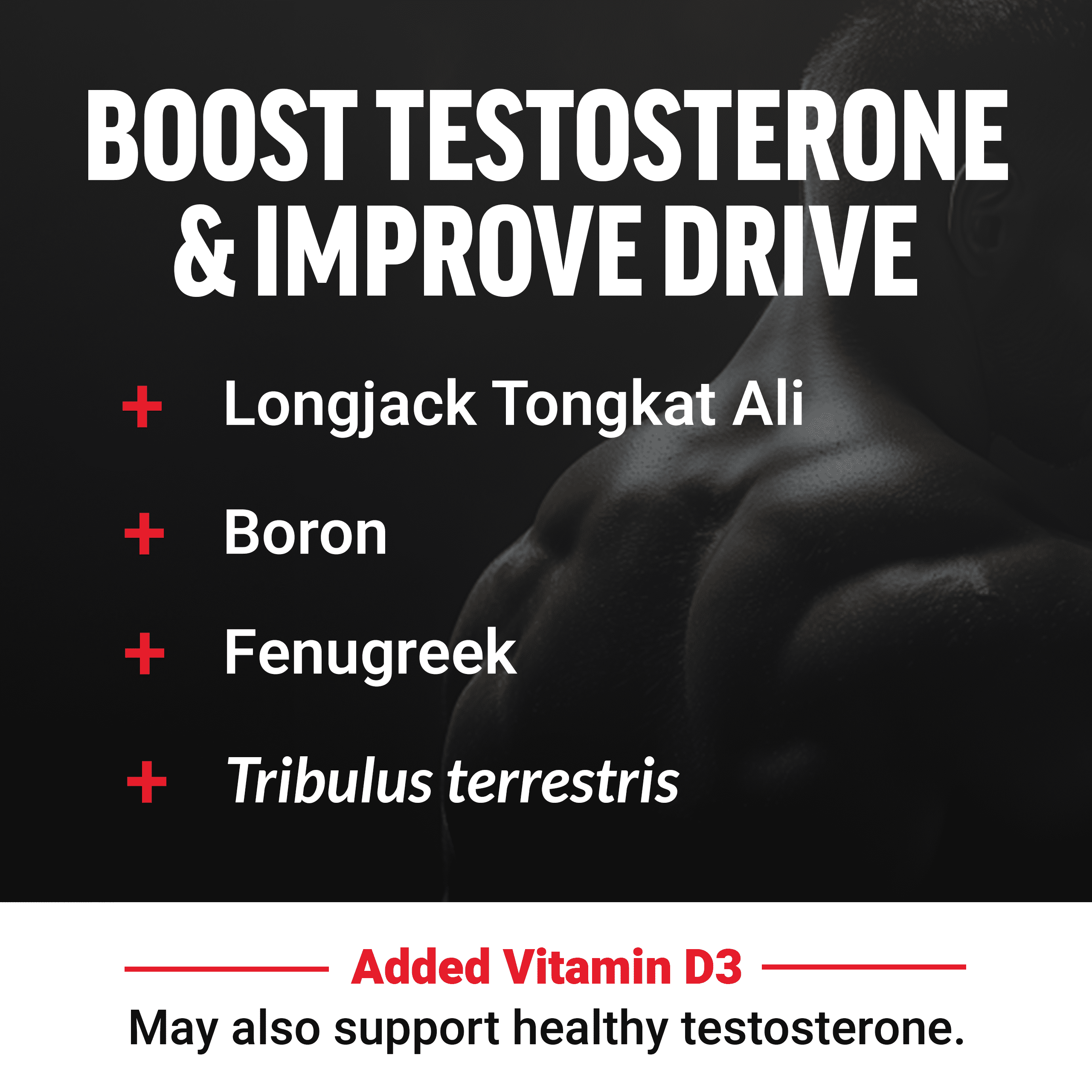 Force Factor Test X180 Gummies Testosterone Booster for Men with Tongkat Ali, Horny Goat Weed, Tribulus Terrestris, Fenugreek, and Black Maca, Testosterone Supplement for Men, Berry Punch, 60 Gummies