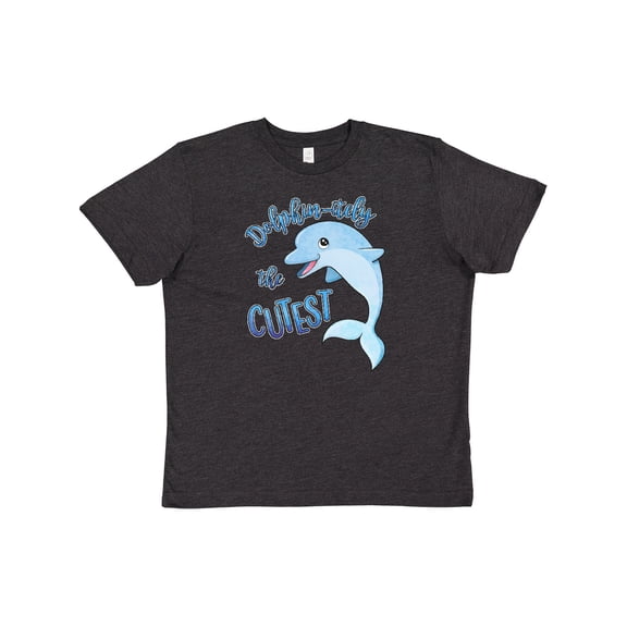Inktastic Dolphin-itely the Cutest Youth T-Shirt