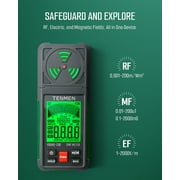 TESMEN 3 in 1 EMF Reader with LCD Screen, Alarm and Backlight - Portable Electronic Magnetic Field Radiation Meter for Home, Office and Paranormal Use