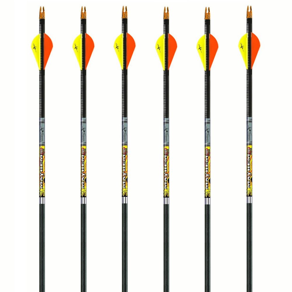 Carbon Express Mayhem DS Size 250 (6Pack) Precision Hunting Arrows