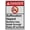 Warning Sign 5, variant on Explosives Keep Off Caution Sign, Industrial Explosives Sign 8"x12" UV Resistant for Indoor Outdoor Industrial Explosives Workplace