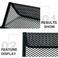 thumbnail image 3 of SHISUYAN 4pcs Iron Mesh Holders Business Cards Storage Stands Metal Business Cards Racks Phone Stand, 3 of 8