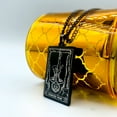 thumbnail image 6 of Biker Jewelry Men - Biker Necklace - Hanged Man Tarot Necklace - Hip Hop Jewelry (The Hanged Man), 6 of 6