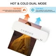 thumbnail image 5 of Laminator, A4 Laminator Machine, 9 inch Laminator Hot & Cold Thermal Laminator For Home Office School Business Use With Paper Trimmer and Corner Rounder, 5 of 7