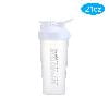 Shaker Bottle Fitness Sports Protein Mixer 21-ounce Leak Proof Sports Bottle Smoothies Bottles Supplements Shaker Bottle