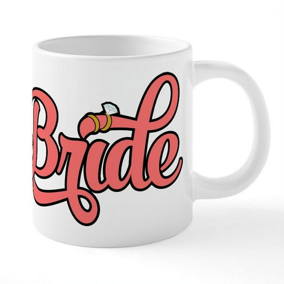 CafePress - Bride - 20 Oz White Ceramic Mega Mug