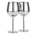 thumbnail image 1 of 2 Copas Vino Tinto Champagne Champaña Acero Inox Elegantes 550ml Para Bar, 1 of 4