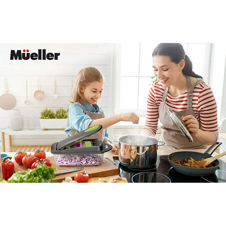 Mueller Pro-Series-10 in 1-8 blades for Vegetable Slicer Chopper