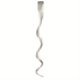 thumbnail image 1 of Nvzi Extensiones de cabello de colores, 12 piezas, 45 cm, con clip, arcoíris, un solo color, mechas, cabello sintético largo ondulado para fiestas, regalo para mujer, gris claro., 1 of 2